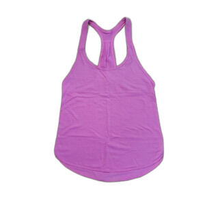 lululemon Womens 4 105F Singlet Scalloped Edges Pink Athleisure Vintage VGUC